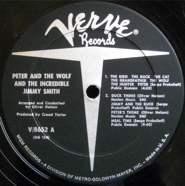 Jimmy Smith : Peter & The Wolf (LP, Album, Mono, Gat)