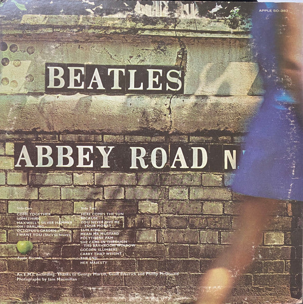 The Beatles : Abbey Road (LP, Album, RE, Scr)