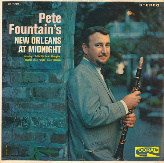 Pete Fountain : Pete Fountain's New Orleans At Midnight (LP, Album, Pin)