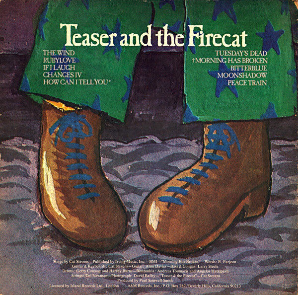 Cat Stevens : Teaser And The Firecat (LP, Album, Pit)