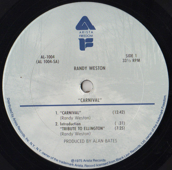 Randy Weston : Carnival (Live At Montreux '74) (LP, Album, San)