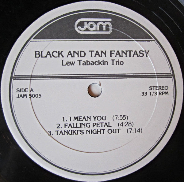 Lew Tabackin Trio : Black & Tan Fantasy (LP, Album, RE)