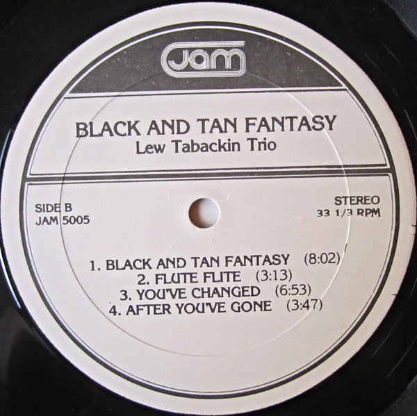 Lew Tabackin Trio : Black & Tan Fantasy (LP, Album, RE)