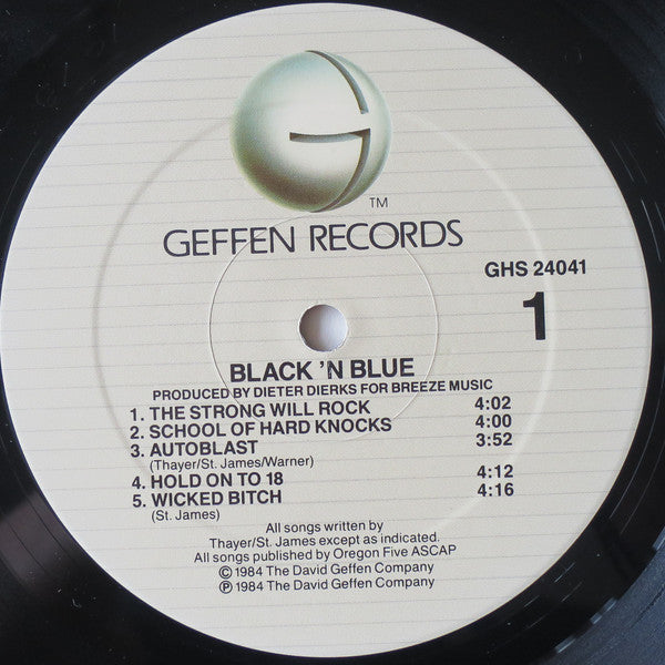 Black 'N Blue : Black 'N Blue (LP, Album)