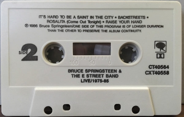 Bruce Springsteen & The E-Street Band : Live/1975-85 (Box + 3xCass, Album)