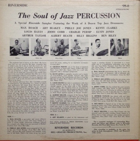 Various : The Soul Of Jazz Percussion (LP, Smplr)