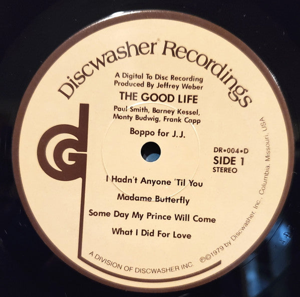 Paul Smith (5) With Monty Budwig, Frank Capp, Barney Kessel : The Good Life (LP)