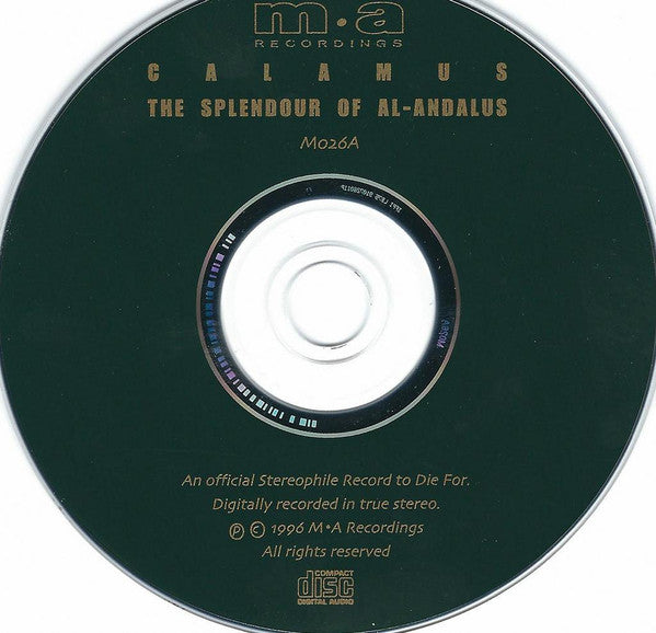 Cálamus : The Splendour Of Al-Andalus (CD, Album)