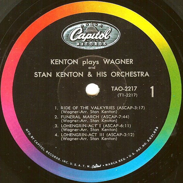 Stan Kenton : Kenton / Wagner (LP, Album, Mono)