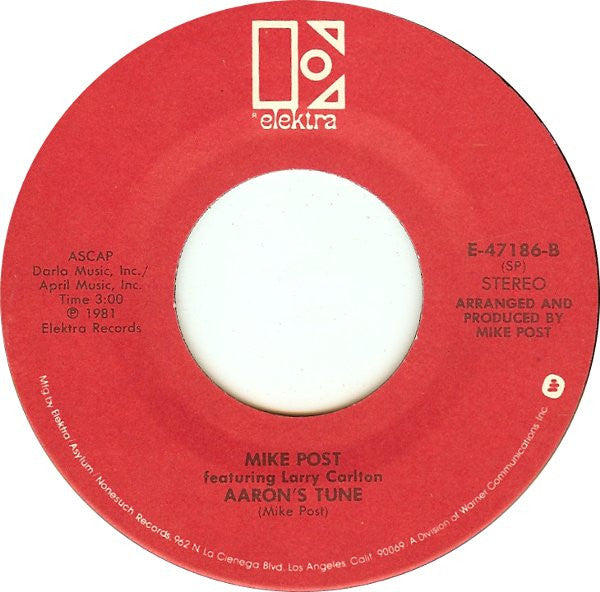 Mike Post Featuring Larry Carlton : The Theme From Hill Street Blues (7", Single, Spe)