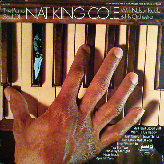 Nat King Cole With Nelson Riddle And His Orchestra : The Piano Soul Of Nat King Cole (LP, Album, RE)