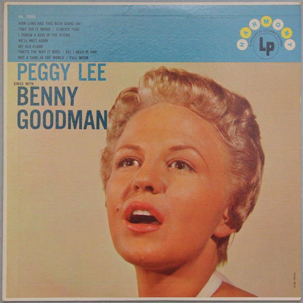 Buy Peggy Lee And Benny Goodman : Peggy Lee Sings With Benny Goodman ...