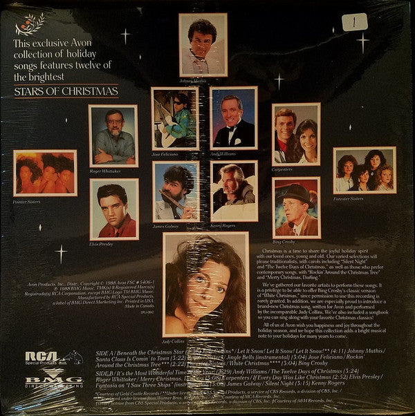 Various : The Stars Of Christmas Selected Especially For Avon (LP, Comp)