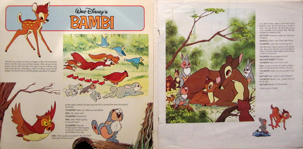 Hal Smith : Walt Disney's Story And Songs From Bambi (LP, Gat)