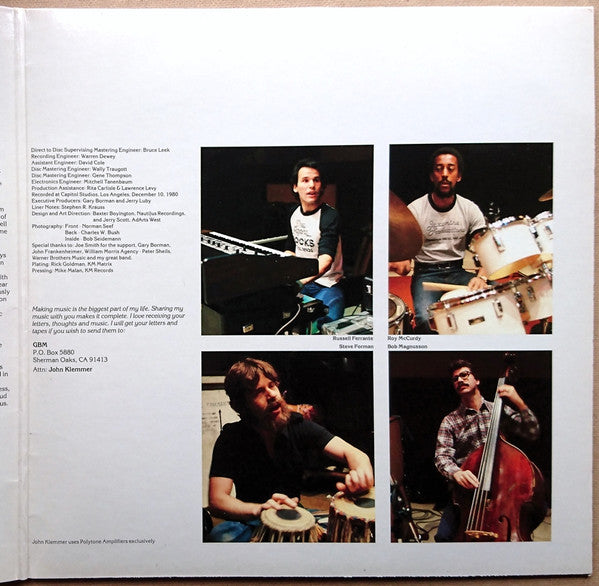 John Klemmer : Finesse (LP, Album)