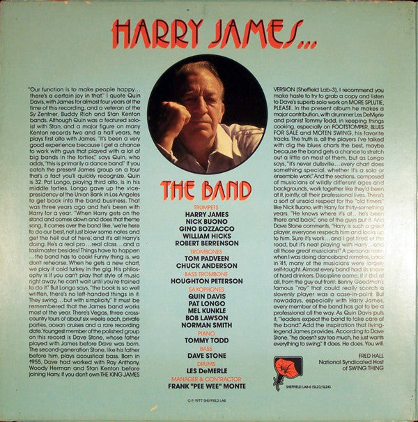 Harry James (2) : Comin' From A Good Place (LP, Album, Ltd)