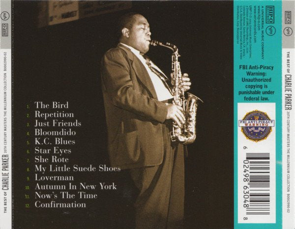 Charlie Parker : The Best Of Charlie Parker (CD, Comp, RM)