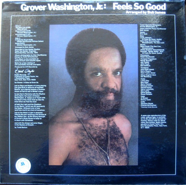 Grover Washington, Jr. : Feels So Good (LP, Album)