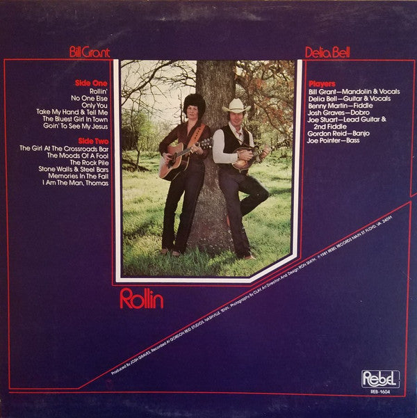 Bill Grant (2) & Delia Bell : Rollin (LP, Album)