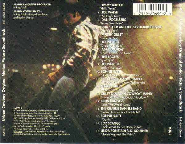 Various : Urban Cowboy (Original Motion Picture Soundtrack) (CD, Comp, RE)