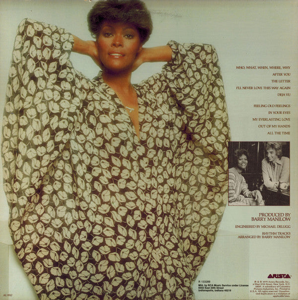 Dionne Warwick : Dionne (LP, Album, Club)