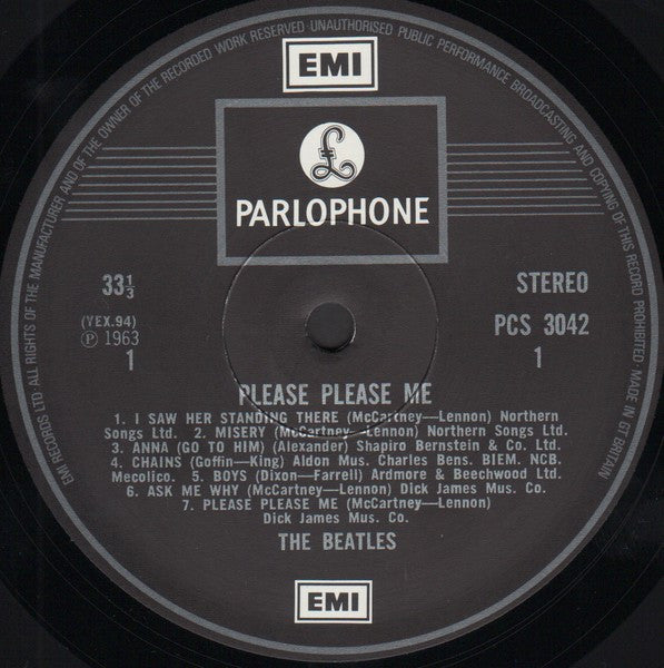 The Beatles - Please Please Me (LP, Album, RE) (Very Good Plus (VG+))