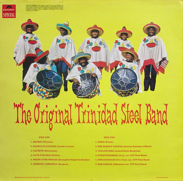 The Original Trinidad Steel Band : The Original Trinidad Steel Band (LP, Album)