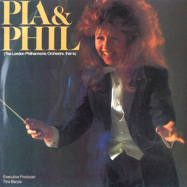 Pia Zadora With The The London Philharmonic Orchestra : Pia & Phil (LP, Album, Pit)