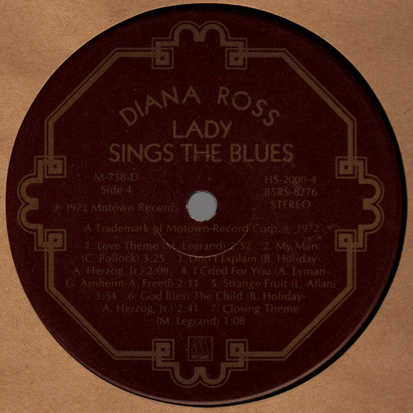 Diana Ross : Lady Sings The Blues (Original Motion Picture Soundtrack) (2xLP, Album, Hol)