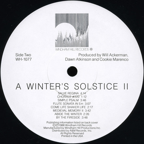 Windham Hill Artists : A Winter's Solstice II (LP, Comp)