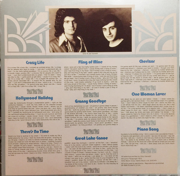 Gino Vannelli : Crazy Life (LP, Album)