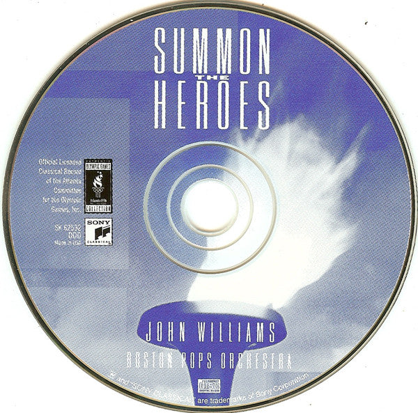 John Williams (4), The Boston Pops Orchestra : Summon The Heroes (CD, Album)