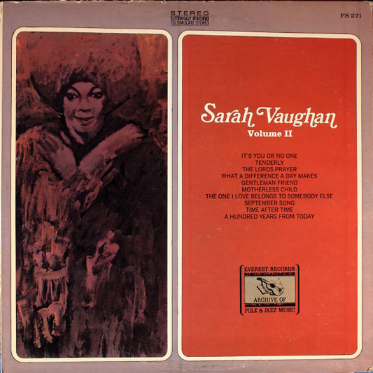 Sarah Vaughan : Volume II (LP, Comp)