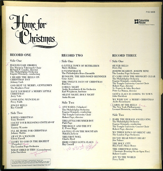 Various : Home For Christmas (3xLP, Comp, Club, Ter + Box)