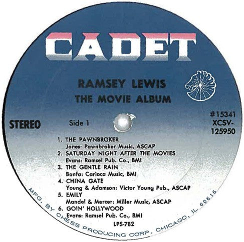 Ramsey Lewis : The Movie Album (LP, Album, Gat)