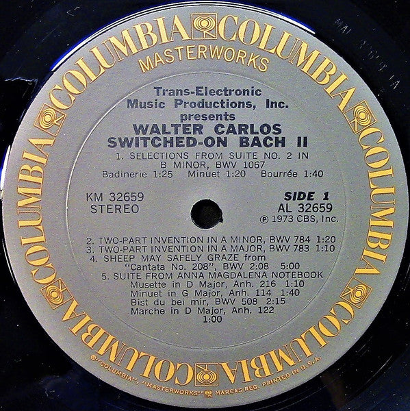 Walter Carlos, Johann Sebastian Bach : Switched-On Bach II (LP, Album)