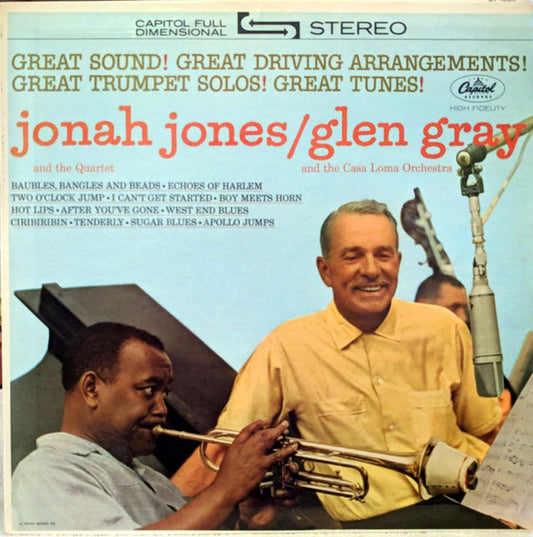 The Jonah Jones Quartet / Glen Gray & The Casa Loma Orchestra : Jonah Jones Quartet / Glen Gray Casa Loma Orchestra (LP, Album)