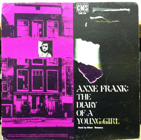 Anne Frank (2) Read By Elinor Basescu : The Diary Of A Young Girl (LP, Album, RE)