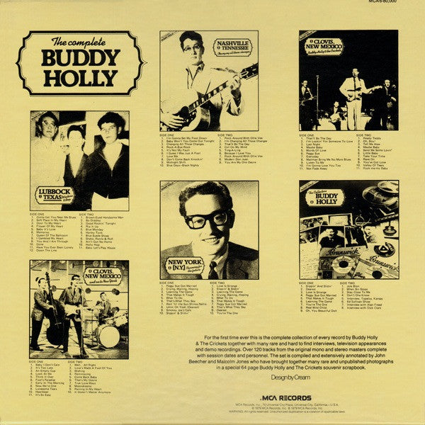 Buddy Holly : The Complete Buddy Holly (6xLP, Comp, Mono + Box)