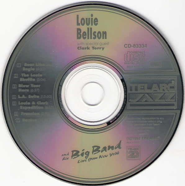 Louie Bellson Big Band With Special Guest Clark Terry : Live From New York (CD, Album)