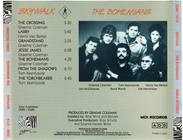 Skywalk (3) : The Bohemians (CD, Album)