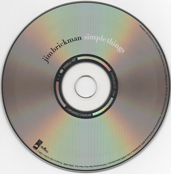 Jim Brickman : Simple Things (CD, Album)