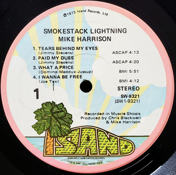 Mike Harrison (2) : Smokestack Lightning (LP, Album, Jac)