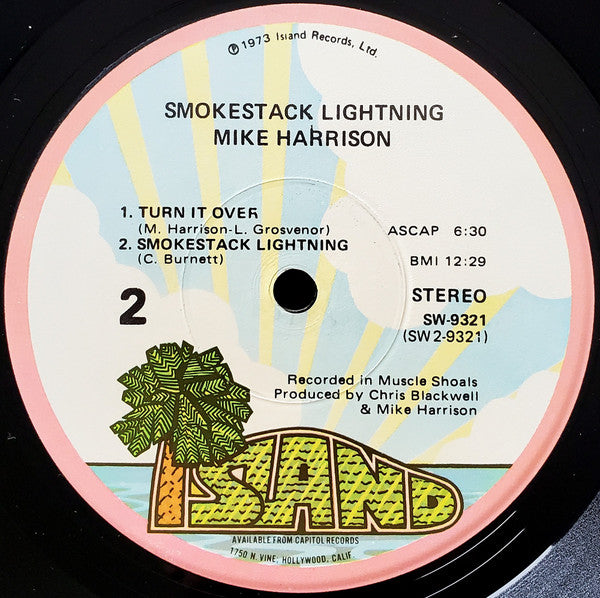 Mike Harrison (2) : Smokestack Lightning (LP, Album, Jac)