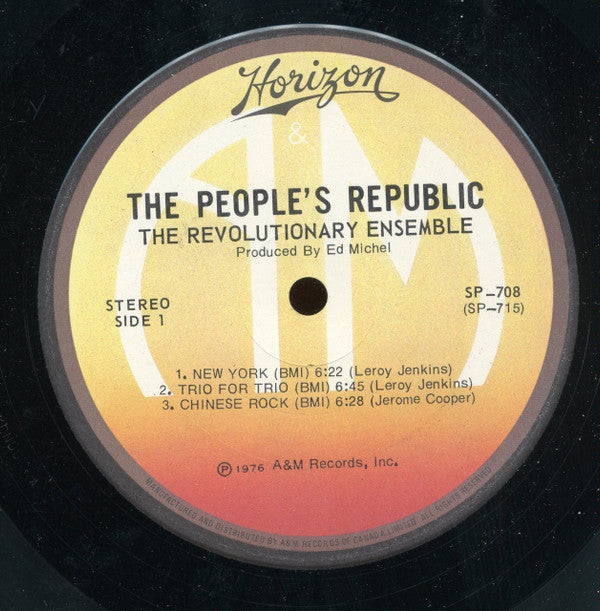 The Revolutionary Ensemble : The People's Republic (LP, Album, Uni)