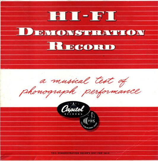 Various : Hi-Fi Demonstration Record (10", Comp, Promo)