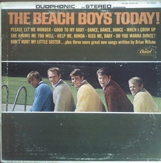 The Beach Boys : The Beach Boys Today! (LP, Album, Duo)