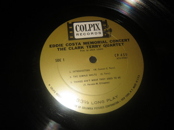 Clark Terry Quartet / Coleman Hawkins Sextet : Eddie Costa: Memorial Concert (LP, Album, Mono)