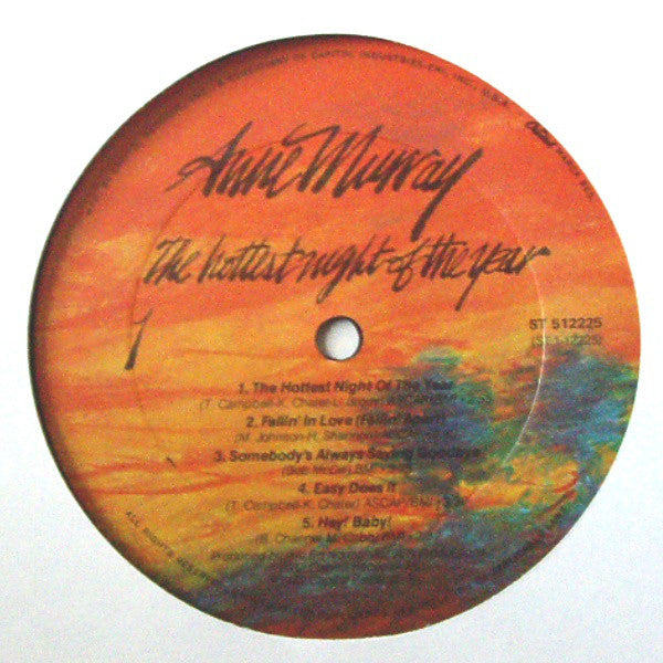 Anne Murray : The Hottest Night Of The Year (LP, Album)