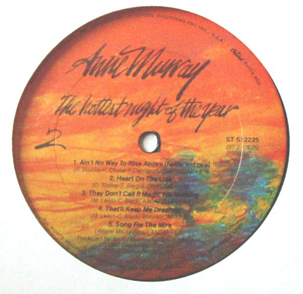 Anne Murray : The Hottest Night Of The Year (LP, Album)